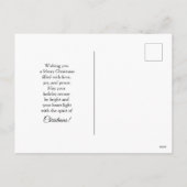 Cartes Pour Fêtes Annuelles poulpe de Noël (Dos)