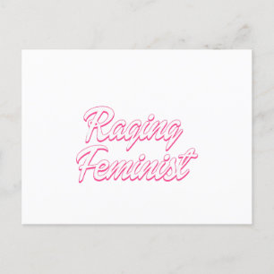 Cartes Pour Fêtes Annuelles Poupée féministe en colère