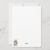 Cartes Pour Fêtes Annuelles Poupée Vaudou Dessin Animé en Amour (Dos)