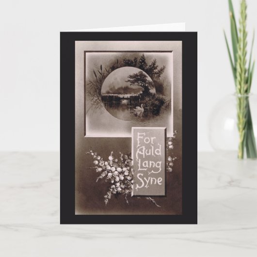 Cartes Pour Fêtes Annuelles Pour Auld Lang Syne (Devant)