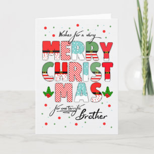 Cartes Pour Fêtes Annuelles pour Brother Joyeux Noël Décoré