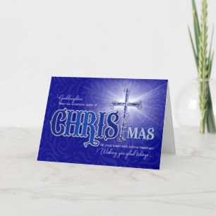Cartes Pour Fêtes Annuelles pour Goddaugther Religieux Noël chrétien