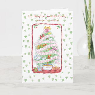 Cartes Pour Fêtes Annuelles Pour la fille et sa famille