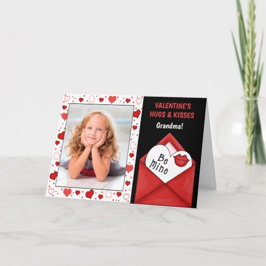 Cartes Pour Fêtes Annuelles pour la Saint-Valentin de grand-mère de petits-enf (Devant)
