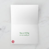 Cartes Pour Fêtes Annuelles Pour les skieurs Graphiques de ski astuces Rouge e (Intérieur)