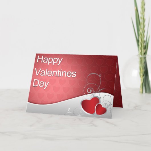 Cartes Pour Fêtes Annuelles Pour Mon Amour...Valentine (Devant)