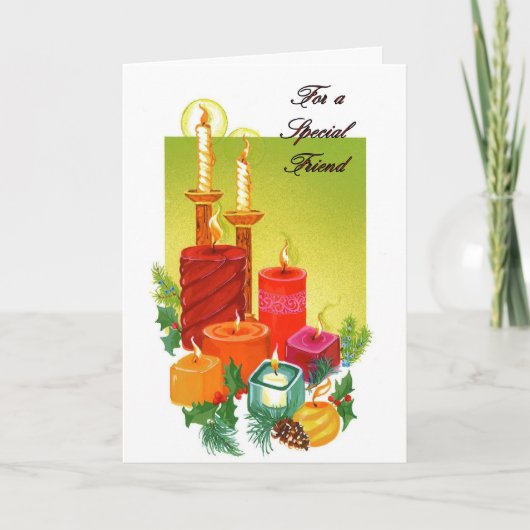 Cartes Pour Fêtes Annuelles Pour un ami spécial (Devant)