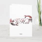 Cartes Pour Fêtes Annuelles Pour un fils spécial à Noël (Dos)