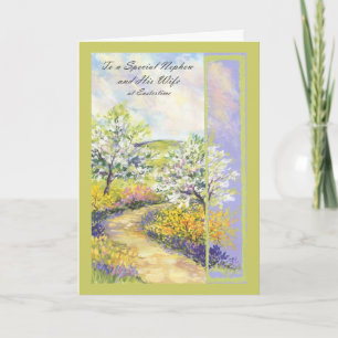 Cartes Pour Fêtes Annuelles Pour un Nephew spécial et sa femme à Eastertime