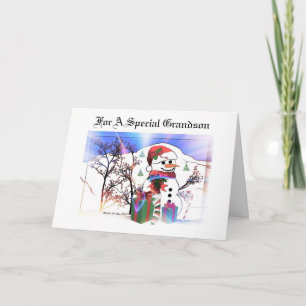 Cartes Pour Fêtes Annuelles Pour un petit-fils spécial