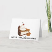 Cartes Pour Fêtes Annuelles Pour un sucré (Dos)