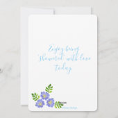 Cartes Pour Fêtes Annuelles Pour une future mariée (Dos)