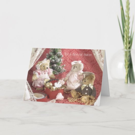 Cartes Pour Fêtes Annuelles Pour une soeur spéciale (Devant)