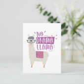 Cartes Pour Fêtes Annuelles Pourpre aucun lama de drame (Debout devant)