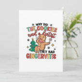 Cartes Pour Fêtes Annuelles Pourquoi les biscuits avaient-ils besoin d'un dent (Debout devant)