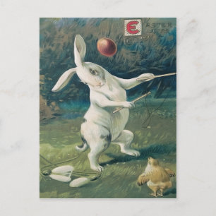 Cartes Pour Fêtes Annuelles Poussin de Pâques Jouer Lily