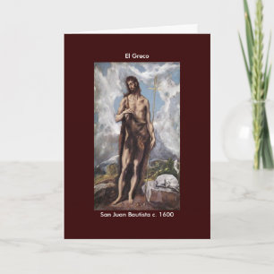 Cartes Pour Fêtes Annuelles Power El Greco - Customized
