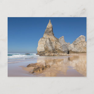 Cartes Pour Fêtes Annuelles Praia da Ursa rochers de plage au Portugal cadeau