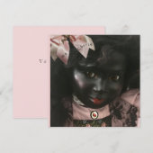 Cartes Pour Fêtes Annuelles Precious Black Doll Greeting Card (Devant / Derrière)