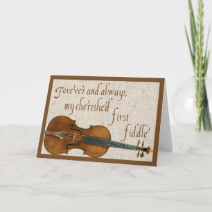 Cartes Pour Fêtes Annuelles Premier Fiddle Valentine