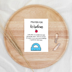 Cartes Pour Fêtes Annuelles Premier jour de la prière de l'école Bénédiction