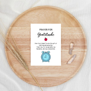 Cartes Pour Fêtes Annuelles Premier jour de la prière de l'école Bénédiction