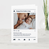 Premier message Instagram pour la fête des pères a