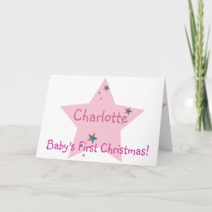 Cartes Pour Fêtes Annuelles Premier Noël du bébé ! - Personnaliser