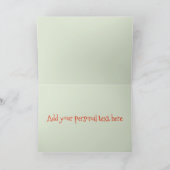 Cartes Pour Fêtes Annuelles Premier Noël en grand-mère - Hommes en pain d'épic (Intérieur)