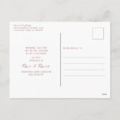 Cartes Pour Fêtes Annuelles Premier Noël en tant que M. & Mme Elegant Green (Dos)