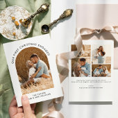 Cartes Pour Fêtes Annuelles Premier Noël engagé Photo Noël