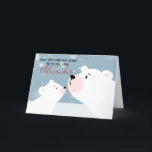 Cartes Pour Fêtes Annuelles Premier Noël Maman Ours Polaire Personnalisé<br><div class="desc">Carte de premier Noël maman / papa Ours Polaire personnalisée .. facile à personnaliser le texte pour répondre à vos besoins .. cartes de saison des fêtes de Ricaso - conçues avec deux ours mignons, un bébé et un papa ou une maman - ajoutez le nom de l'enfant à cette...</div>
