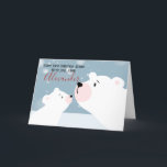 Cartes Pour Fêtes Annuelles Premier Noël Maman Ours Polaire Personnalisé<br><div class="desc">Première maman de Noël / papa Ours polaire Carte personnalisée .. facile de personnaliser le texte pour répondre à vos besoins .. cartes de saison de vacances de Ricaso - conçu avec deux ours mignons, un bébé et un papa ou maman - ajouter le nom de l'enfant à cette adorable...</div>
