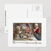 Cartes Pour Fêtes Annuelles Premier Thanksgiving (Devant / Derrière)