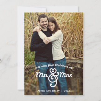 Cartes Pour Fêtes Annuelles Première Christmas as M. et Mme Holiday