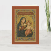 Cartes Pour Fêtes Annuelles Première communion Eucharistie Marie Jésus (Devant)