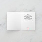 Cartes Pour Fêtes Annuelles Première Fête des pères Comme Mon Père Message Per (Intérieur)