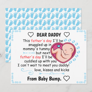 Cartes Pour Fêtes Annuelles Première Fête des pères personnalisée 2023 de Son