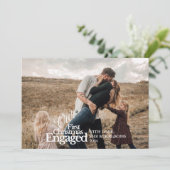 Cartes Pour Fêtes Annuelles Première Noël élégante (Debout devant)