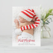 Cartes Pour Fêtes Annuelles Première photo de Noël (Debout devant)