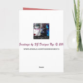 Cartes Pour Fêtes Annuelles Première Saint-Valentin pour bébé - Cupcake de coe (Dos)