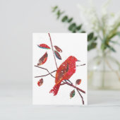 Cartes Pour Fêtes Annuelles Première saison des vacances de neige (Debout devant)