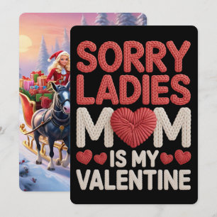 Cartes Pour Fêtes Annuelles Premiers Saint-Valentin en tant que maman Vêtement