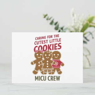 Cartes Pour Fêtes Annuelles Prendre soin des petits biscuits les plus mignons 