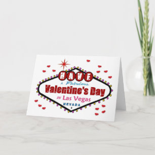 Cartes Pour Fêtes Annuelles Prenez une fabuleuse Saint-Valentin à Las Vegas Ca