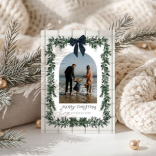 Cartes Pour Fêtes Annuelles Préparatifs Décoratifs Noël Plaid en Ruban
