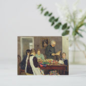 Cartes Pour Fêtes Annuelles Préparation pour Noël, 1896 (Debout devant)