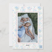 Cartes Pour Fêtes Annuelles Preppy Grandmillennial Christmas Bow Swag Photo (Dos)