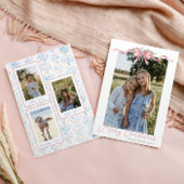 Cartes Pour Fêtes Annuelles Preppy Grandmillennial Christmas Bow Swag Photo