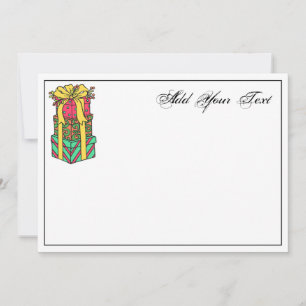 Cartes Pour Fêtes Annuelles Présentations de Noël enroulées empilées Noël